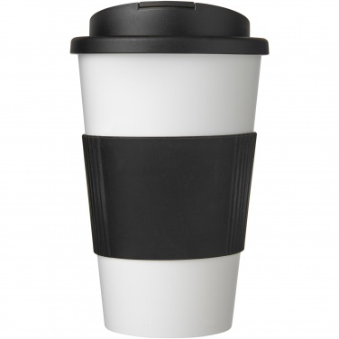 Logotrade advertising product picture of: Americano® 350 ml tumbler with grip & spill-proof lid